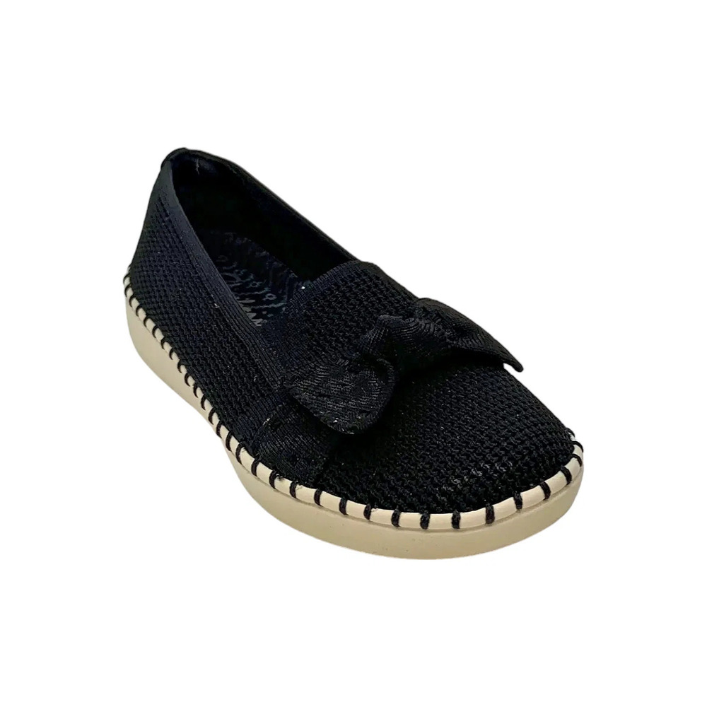 Skechers Sepulveda 2.0 Washable Slip-Ons w/ Bow Black - Medium
